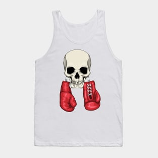 Skull Boxing gloves Boxing Tank Top